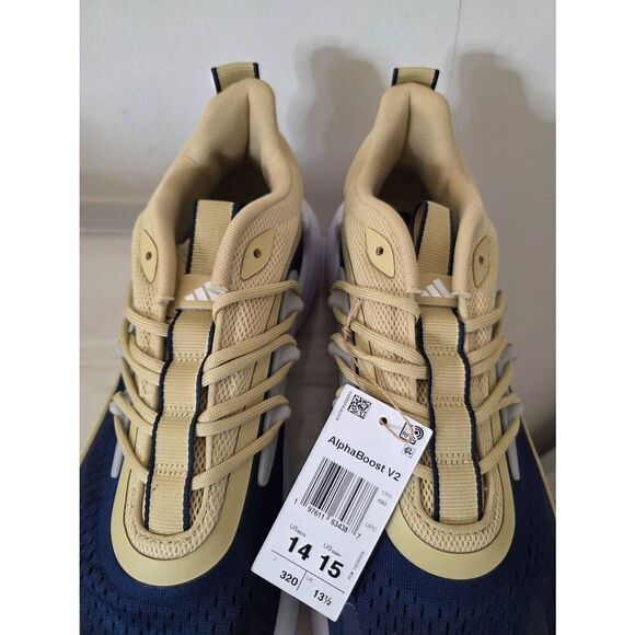 adidas Alphaboost V2 Georgia Tech US Mens 14 NWT - Picture 4 of 12
